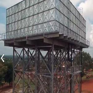 Installé sur la tour d'acier 300000 <span class=keywords><strong>L</strong></span> panneaux en acier HDG boulonnés réservoir d'<span class=keywords><strong>eau</strong></span> assemblé - Product Image 4