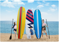 Planche de surf en fibre de carbone EPS personnalisée, planche de sauvetage en fibre de verre, planche de surf Longboard