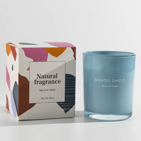 Vente en gros de pots à bougies en verre Aura avec couvercles en liège 8oz 10oz 12oz 16oz Forme unique à fond rond de luxe mat pour la décoration intérieure
