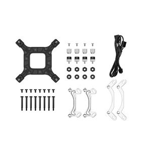 Enfriador de Agua DEEPCOOL LE240 PRO BK&WH, Rendimiento Mejorado, Cabezal de Bomba Esmerilado, Excelente Refrigeración para CPU de Nivel Básico - Product Image 6