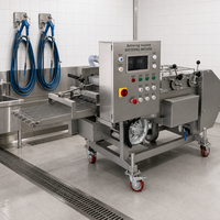 Machine à trempage de pâte avec réservoir de pâte à double enveloppe pour ligne de production de panure de tempura dans une usine de produits surgelés