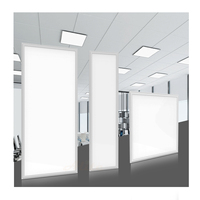 2x2 2x4 600x600 60x60 LED Plafonnier Panneau Commercial Plat Panneau Lumineux pour Supermarché Bureau Hôpital