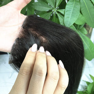 Extension per Capelli a Clip U Part One Piece, 100% Capelli Umani Remy Vergini, Clip in Pizzo, Stile Liscio, Colore Nero Naturale - Product Image 5