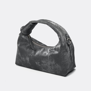 high quality Custom Shoulder Crossbody <b>Bag</b> Women Satin Cowhide Genuine Leather Handbags for Ladies PU Leather <b>Bags</b> - Product Image 5