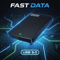 TISHRIC Disco Rigido Esterno da 2,5 Pollici 500GB HDD SATA a USB3.0 Alta Velocità Portatile per PC Laptop TV PS4 PS5