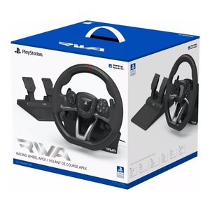 Volant et pédales RWA <span class=keywords><strong>Racing</strong></span> <span class=keywords><strong>Wheel</strong></span> <span class=keywords><strong>Apex</strong></span> Black pour PlayStation 5 et jeux multiplateformes - Product Image 2