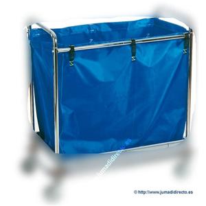Borsa per biancheria da 252 litri pieghevole con telaio in metallo per stoccaggio e trasporto - Product Image 3