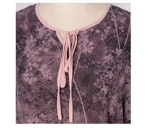 Nuovo Abito Estivo Floreale Casual da Donna Mediorientale Taglie Forti Semplice e Ampio in Poliestere Antistatico <span class=keywords><strong>per</strong></span> Commercio all'Ingrosso Transfrontaliero - Product Image 6