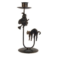 Bougeoir d'halloween, citrouille, sorcière, araignée, squelette, chandelier, décoration de bureau, chandelier rétro en métal innovant