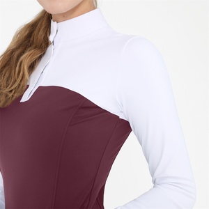 เสื้อขี่ม้าผู้หญิง คุณภาพสูง แขนยาว 5 สี เสื้อแขนยาวสำหรับกีฬาขี่ม้า - Product Image 3