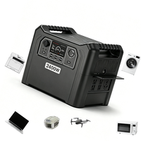 Centrale Électrique Portable OEM ODM 2400W 2560Wh LiFePO4 à Onde Sinusoïdale Pure, Générateur Solaire, Panneau Solaire pour Voiture, Capacité Personnalisée, Emballage