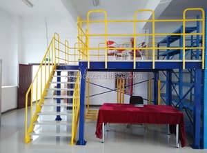 מפעל מחיר מותאם אישית רב רמות פלדה כבד החובה מחסן ביניים רצפות פלטפורמת מערכת - Product Image 3