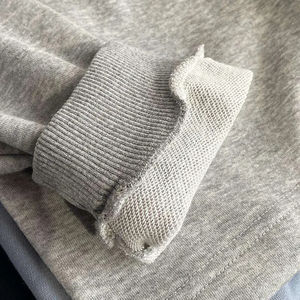 เสื้อกันหนาวมีฮู้ดสำหรับผู้หญิงเสื้อครอปมีซิปด้านหน้าคอตั้งแขนยาว - Product Image 6