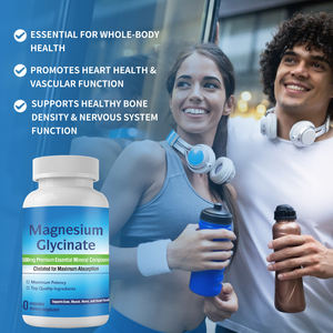 OLLI OEM/ODM Marque distributeur Fourniture d'usine Capsules de glycinate de magnésium biologique naturel halal Soulagement du stress - Product Image 5