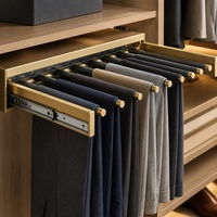 Système de dressing modulaire sur mesure pour chambre à coucher avec tiroirs à fermeture douce et armoire murale complète