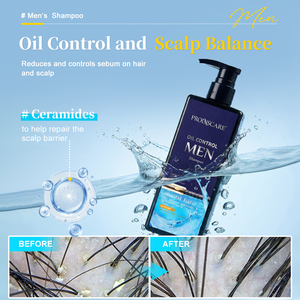 Shampoo pour hommes en gros 480ml Antipelliculaire 12H Rafraîchissant Contrôle du sébum Shampooing capillaire pour hommes - Product Image 3