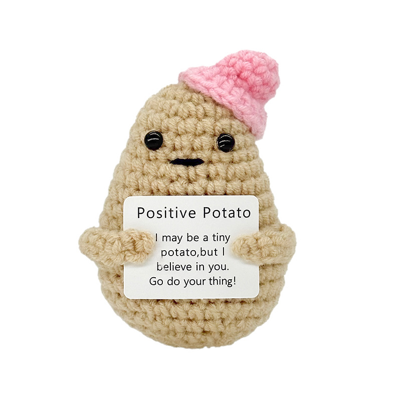 Chapeau de pomme de terre rose