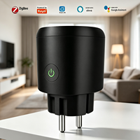 Enchufe Inteligente Zigbee 3.0 de Fábrica para la UE, Enchufe Inteligente Tuya con Control por Voz de Alexa y Google Home, Embalaje con Logotipo Personalizado OEM