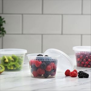 Contenedores Deli de 16 oz, 1000 Unidades, Tapas Herméticas Resistentes a Fugas, Aptos para Microondas y Congelador, para Preparación de Comidas y Comida para Llevar en Restaurantes - Product Image 4