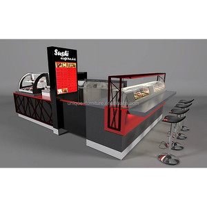 Led Snack <span class=keywords><strong>Sushi</strong></span> Vòng Salad thanh gỗ thiết kế quầy cho nhà hàng tự chọn và trung tâm mua sắm sử dụng - Product Image 1