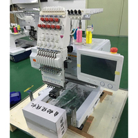 Machine de broderie automatique industrielle, avec ordinateur à 12 têtes, haute qualité, fabriqué en chine, livraison gratuite