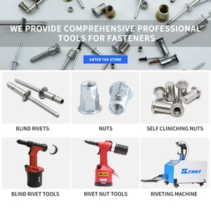 Pop steel open end m6 полушестигранная Заклепка гайка с маленькой головкой