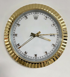 Horloge murale numérique de luxe pour la décoration de la maison, style moderne, cadran unique, en fer, Art Déco, 3D, quartz analogique, pour salon - Product Image 3
