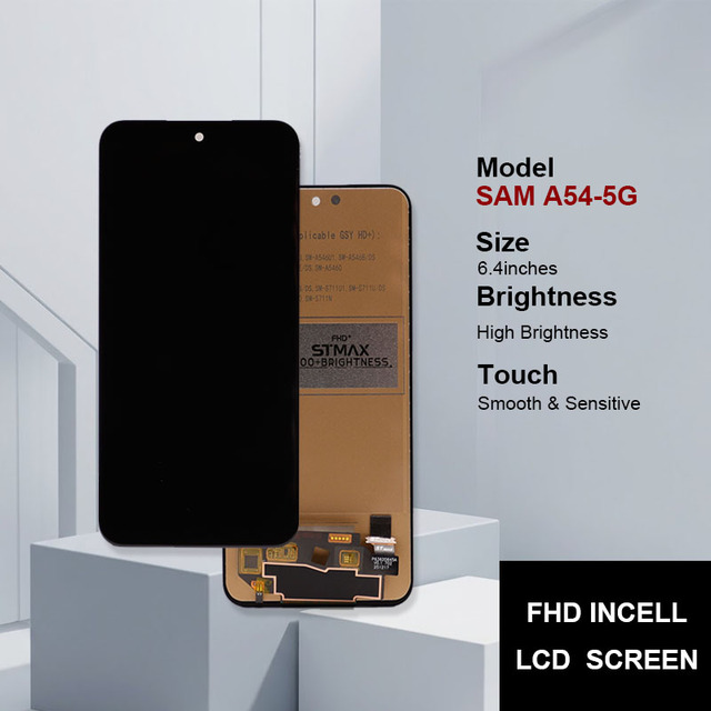Mobile Phone LCD Screen Replacement for Samsung A54 5G 6.4 Inch Incell Display Touch Digitizer Assembly Repair Parts