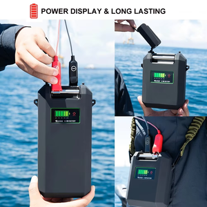 بطارية ليثيوم مقاومة للماء لبكرة الصيد الكهربائية 14.8 فولت بسعة 7.5 أمبير و10 أمبير و20 أمبير مع شاشة LCD لدايوا وشيمانو - بيع بالجملة - Product Image 2