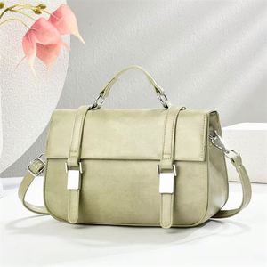 Minimalist Solid Color Crossbody Sling Bag Daily PU Leather Handbags - Product Image 2