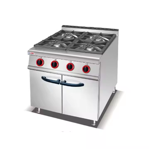Tùy chỉnh đầy đủ loạt thiết bị nhà bếp miễn phí đứng 6 <span class=keywords><strong>Burner</strong></span> Bếp gas với lò gas và tủ cho khách sạn - Product Image 5