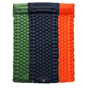 Portable Outdoor Folding Pad Press Type Inflatable Mattress For Camping And Hiking