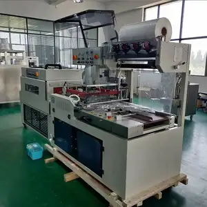 Automatic bottle in multi-row without trays water beer bottle shrink packing machine