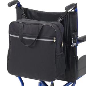 Multi-Pocket Walking Storage <b>Trolley</b> Hanging Bag Wheelchair Armrest Side Hanging Storage Bag for Rehabilitation Therapy Supplies - Product Image 2