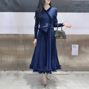 <span class=keywords><strong>Abbigliamento</strong></span> Femminile all'Ingrosso, Abito da <span class=keywords><strong>Ufficio</strong></span> da <span class=keywords><strong>Donna</strong></span>, Design Elasticizzato, Lunghezza alla Caviglia, Taglia Unica, Abito Plissettato Miyake - Product Image 6