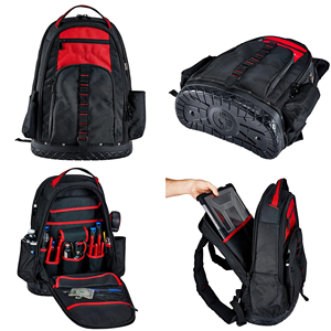 Mochila para Herramientas de Uso Pesado con Base Rígida, Bolso Impermeable para Electricistas ,Mochila de Lona para Mecánicos - Product Image 1