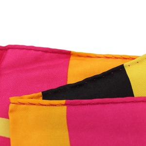 Trung Quốc Sọc Bandanas Phụ Nữ Phụ Nữ 90*90 Sang Trọng Tóc Đầu Bọc Túi 100% Chiếc Khăn Lụa Ngựa Tùy Chỉnh In Tay Cuộn Vuông Khăn - Product Image 5