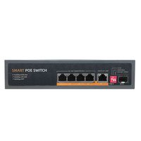 Commutateur PoE intelligent MEIWEISI MWS-SG411Q Enterprise 4+1+1F Full Gigabit avec fonction VLAN, Watchdog et extension de port IEEE 802.3x/u/i