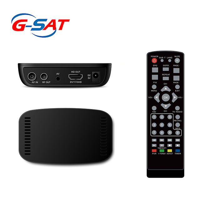 FTA HD 1080p DVB-T2 Set-Top Box Free to Air Mini TV Channel Decoder with Time Shift Media Player DVB-T2 Free to Air Decoder