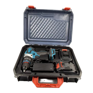 Taladro eléctrico <span class=keywords><strong>de</strong></span> litio <span class=keywords><strong>de</strong></span> alta durabilidad <span class=keywords><strong>de</strong></span> 21V con caja <span class=keywords><strong>de</strong></span> goma <span class=keywords><strong>de</strong></span> juego <span class=keywords><strong>de</strong></span> carga <span class=keywords><strong>de</strong></span> doble cable para construcción <span class=keywords><strong>de</strong></span> cubiertas - Product Image 2