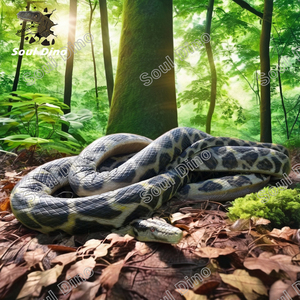 Custom Ontworpen Boerderij Super Grote Slang Levensgrote Tuin <span class=keywords><strong>Cobra</strong></span> Grote Animatronic Slang - Product Image 5