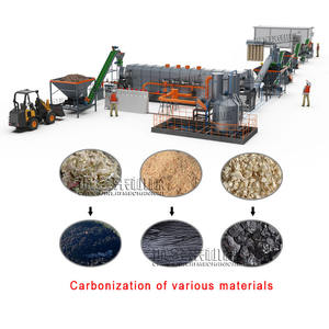 Four de carbonisation motorisé à commande automatique intelligente sans fumée pour la production de charbon de sciure de bois - Product Image 2