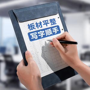 Custom logo <strong>PU</strong> Leather A4 Magnetic <strong>Folder</strong> Desktop Office Meeting Pad Stationery Collect Documents Business Utility <strong>File</strong> <strong>Folder</strong> - Product Image 5