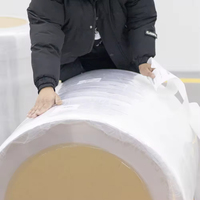 Rouleau de tissu non tissé spunlace doux et biodégradable, respectueux de la peau, pour lingettes humides jetables et tampons démaquillants