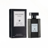 Parfum pour homme 100 ml, vaporisateur, format voyage, parfum léger longue durée avec des notes boisées, parfum frais et propre, persistant