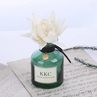 Vente en gros de haute qualité 8cm diffuseur de roseau pétales de bois fait à la main Sola fleur pour mariage et décoration de la maison