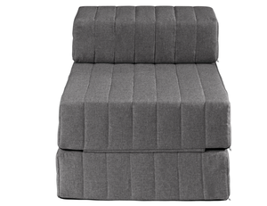 Colchón <span class=keywords><strong>para</strong></span> Silla de Invitados con <span class=keywords><strong>Funda</strong></span> de Tela Gris, <span class=keywords><strong>Funda</strong></span> Extraíble y Lavable, Superficie <span class=keywords><strong>para</strong></span> Recostarse de 70 x 200 cm - Product Image 3