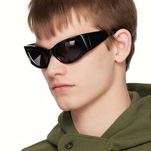 Gafas de Sol de Diseño con Logotipo Personalizado 2023, Montura Pequeña, Protección UV400, Estilo Ojo de Gato, para Hombre y Mujer - Product Image 2