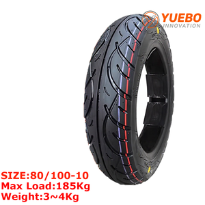 Pneumatici Moto Tubeless YUEBO <span class=keywords><strong>80</strong></span>/100-10 Nuovi, Direttamente dalla Fabbrica, Alta Aderenza per Tutti i Terreni, Ideali per la Guida su Strade Rurali e Sterrate - Product Image 1