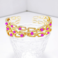 Ensemble de bijoux unisexe tendance en zircon plaqué or 18 carats de haute qualité - Marques célèbres, collier, boucles d'oreilles, bague, bracelet, mariage, sans ternissement